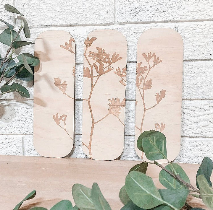Australiana Shelf Accents - ShartrueseWall Decor; Wall Plaque; Nursery Decor, Kids Room, Wooden Decor