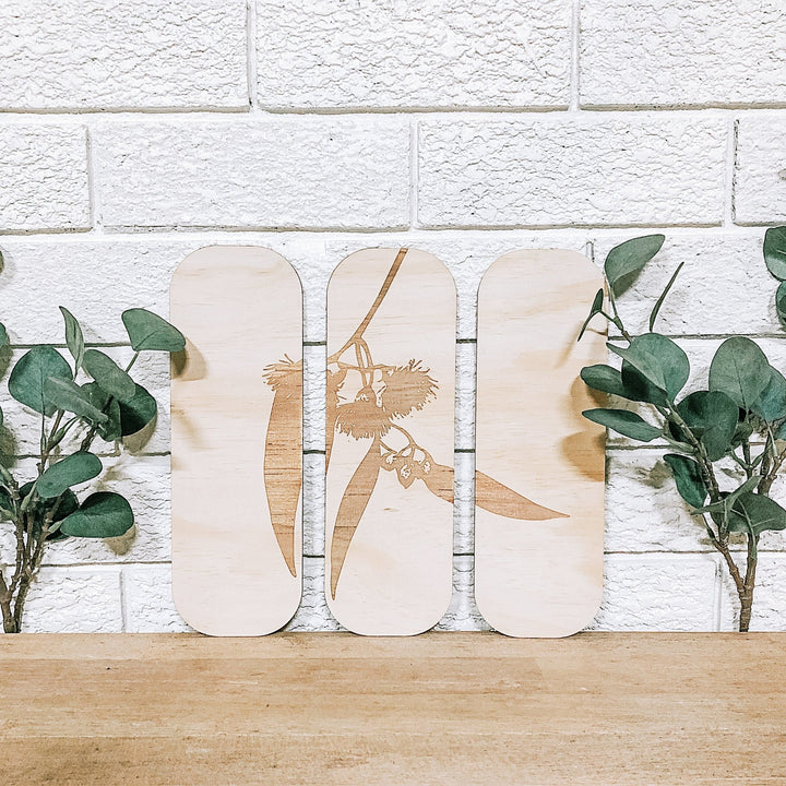 Australiana Shelf Accents - ShartrueseWall Decor; Wall Plaque; Nursery Decor, Kids Room, Wooden Decor