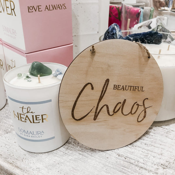 BEAUTIFUL chaos Series - ShartrueseWall Plaque