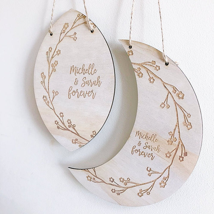Best Friends Collection - ShartrueseWall Decor; Wall Plaque; Nursery Decor, Kids Room, Wooden Decor