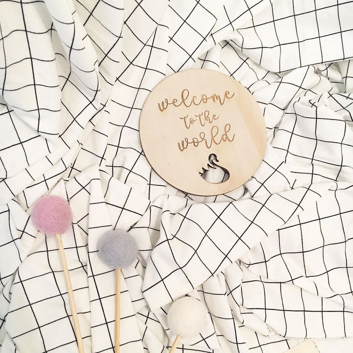 Birth Announcement Plaques - ShartrueseNursery Decor