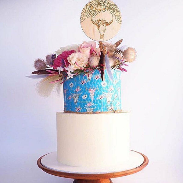 Boho Cake Topper - ShartrueseCake Topper