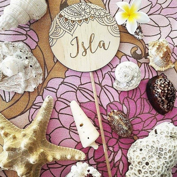 Boho Cake Topper - ShartrueseCake Topper