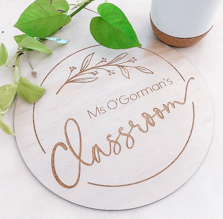 Boho Teacher Plaque - ShartrueseTeacher Plaque