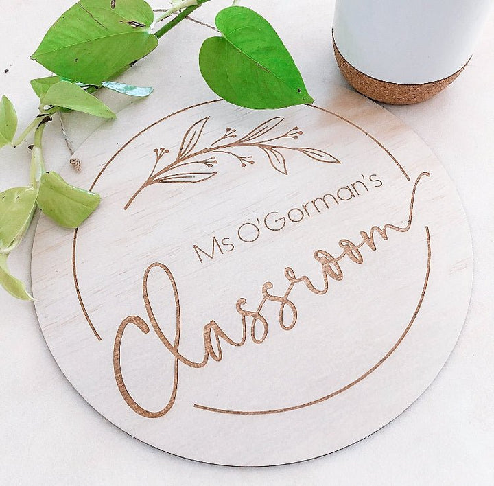 Boho Teacher Plaque - ShartrueseTeacher Plaque