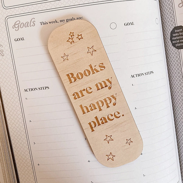 Books are my Happy Place Bookmark - ShartrueseBookmark