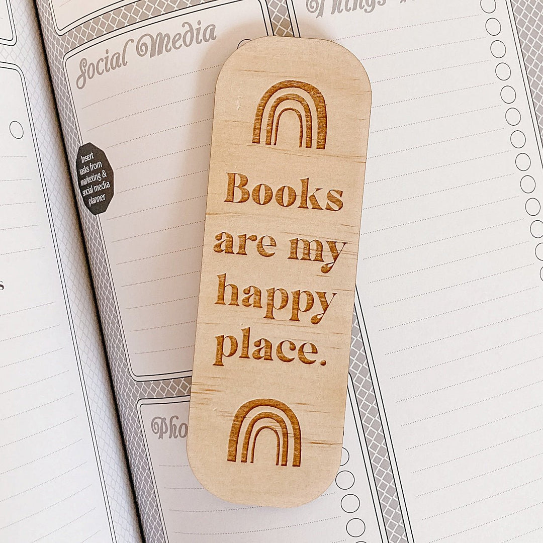 Books are my Happy Place Bookmark - ShartrueseBookmark