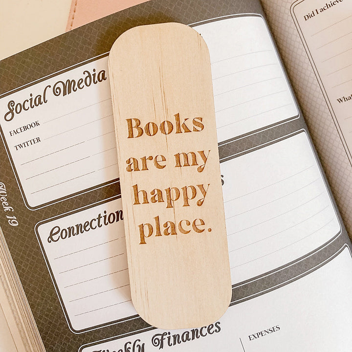Books are my Happy Place Bookmark - ShartrueseBookmark
