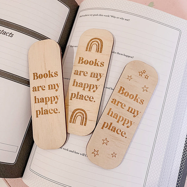 Books are my Happy Place Bookmark - ShartrueseBookmark