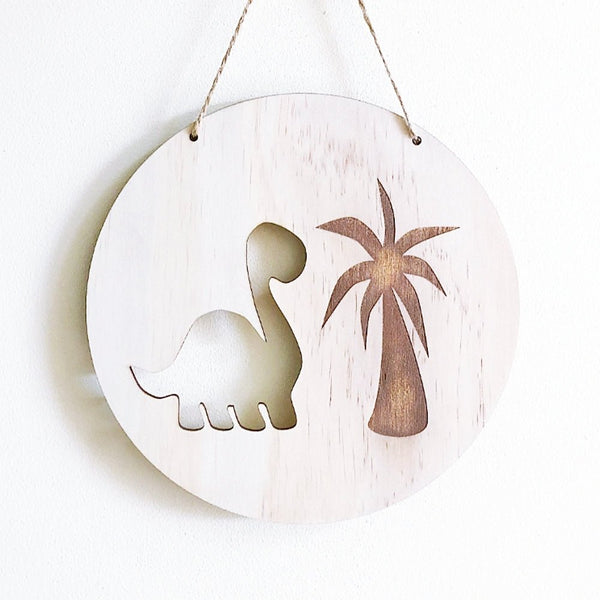 Brontosaurus Wall Plaque - ShartrueseNursery Decor