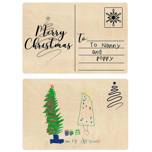 Christmas Postcard - Shartruese