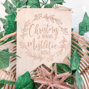 Christmas Wishes and Mistletoe Kisses Christmas Collection - ShartrueseHome Decor