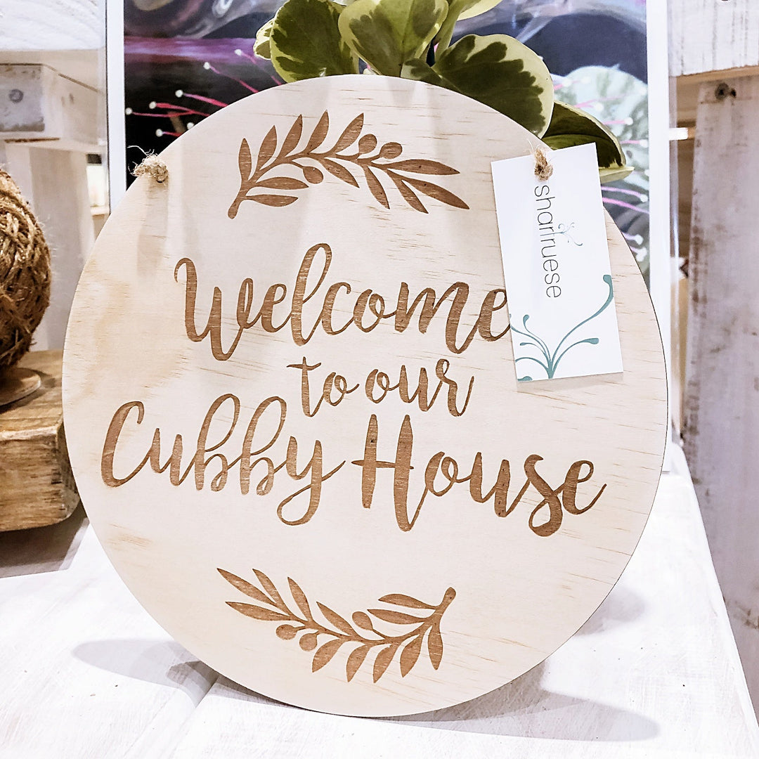 Cubby Plaque - ShartrueseCubby House