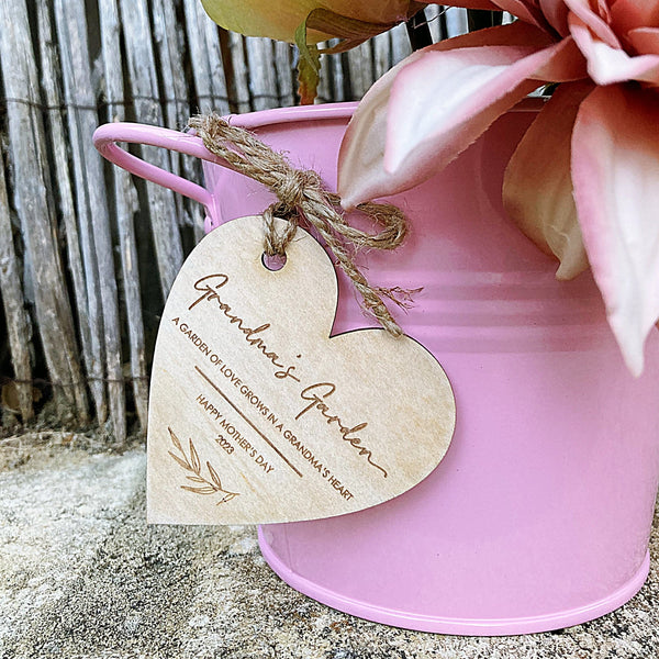 Decorative Buckets for Mum - Shartruese