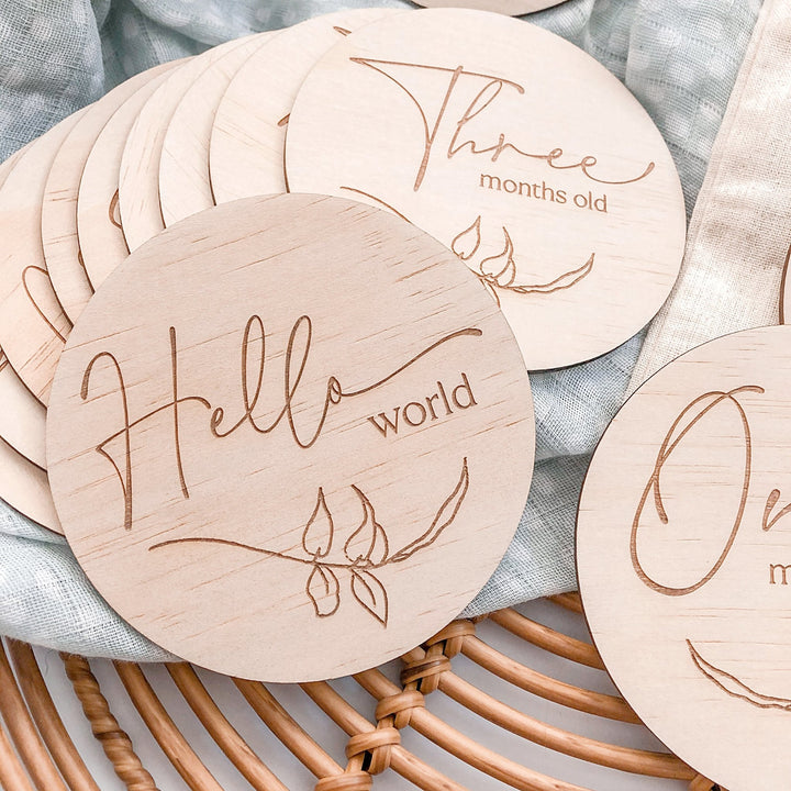 Delicate Milestone Disc Set - 14 Discs - ShartruesePlaque