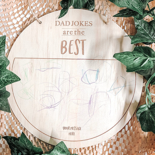 DIY Father's Day Plaque - ShartruesePlaque