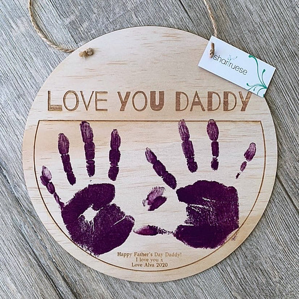 DIY Father's Day Plaque - ShartruesePlaque