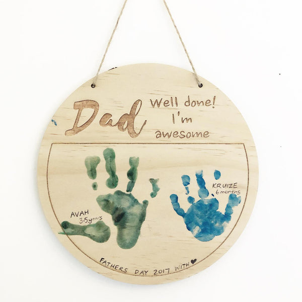 DIY Father's Day Plaque - ShartruesePlaque