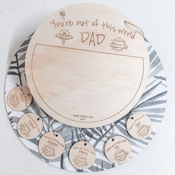 DIY Father's Day Plaque - ShartruesePlaque
