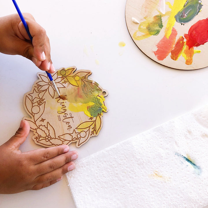 DIY Painting Kit || Christmas Ornament - ShartrueseDIY Painting Plaque