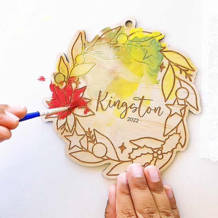 DIY Painting Kit || Christmas Ornament - ShartrueseDIY Painting Plaque