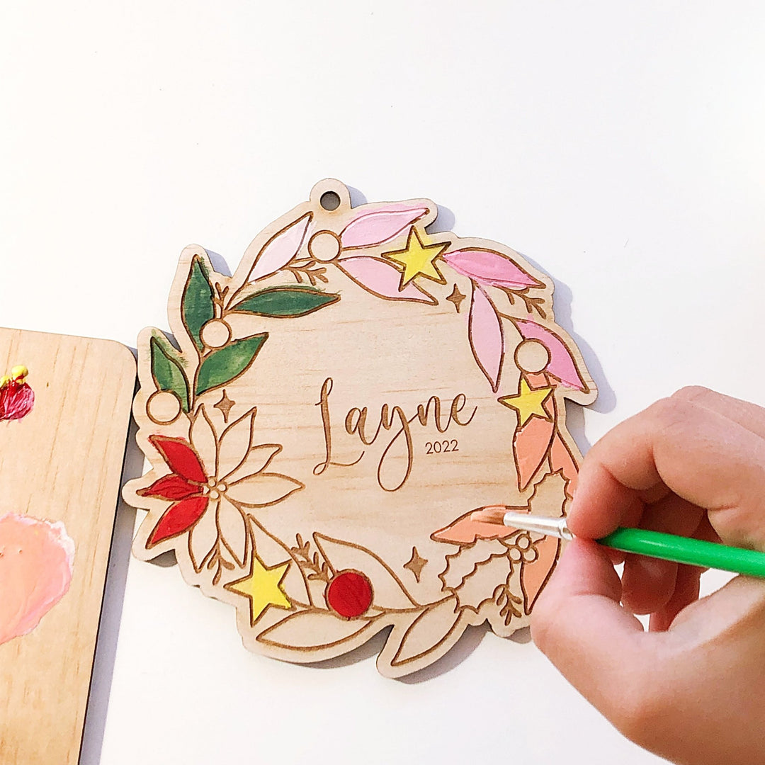 DIY Painting Kit || Christmas Ornament - ShartrueseDIY Painting Plaque