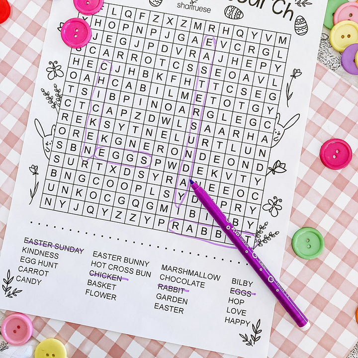 Easter Printable Worksheets Bundle - ShartrueseEaster Activity Worksheets