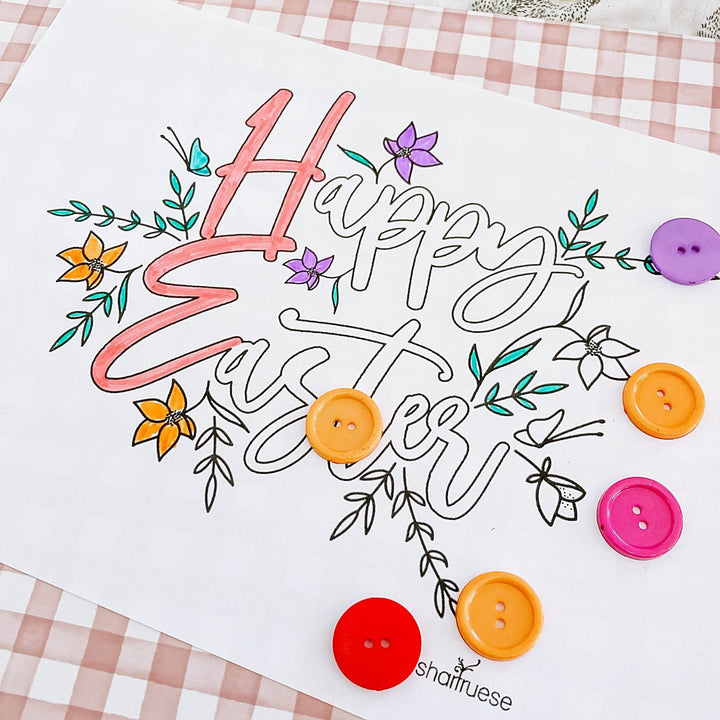 Easter Printable Worksheets Bundle - ShartrueseEaster Activity Worksheets