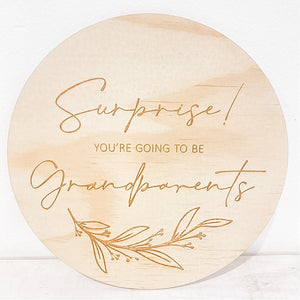 GIFTED Announcement Plaques - Shartruese