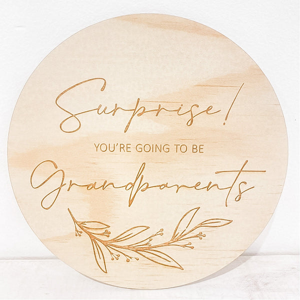 GIFTED Announcement Plaques - Shartruese