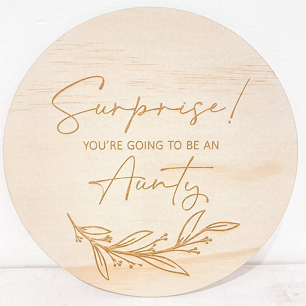 GIFTED Announcement Plaques - Shartruese