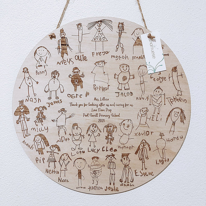 Group Teacher Gift Plaque - Shartruese