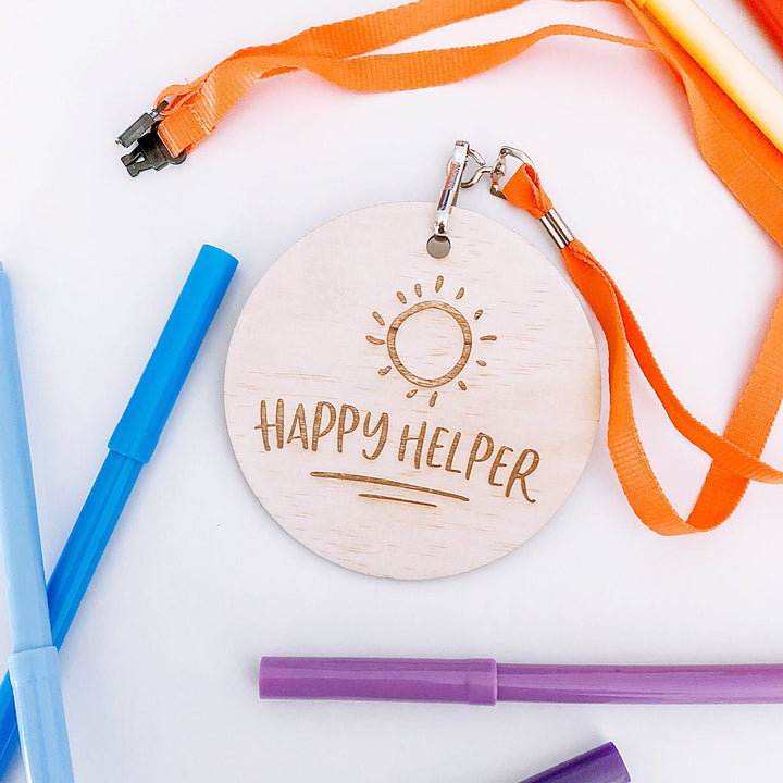 Happy Helper Lanyard - Shartruese