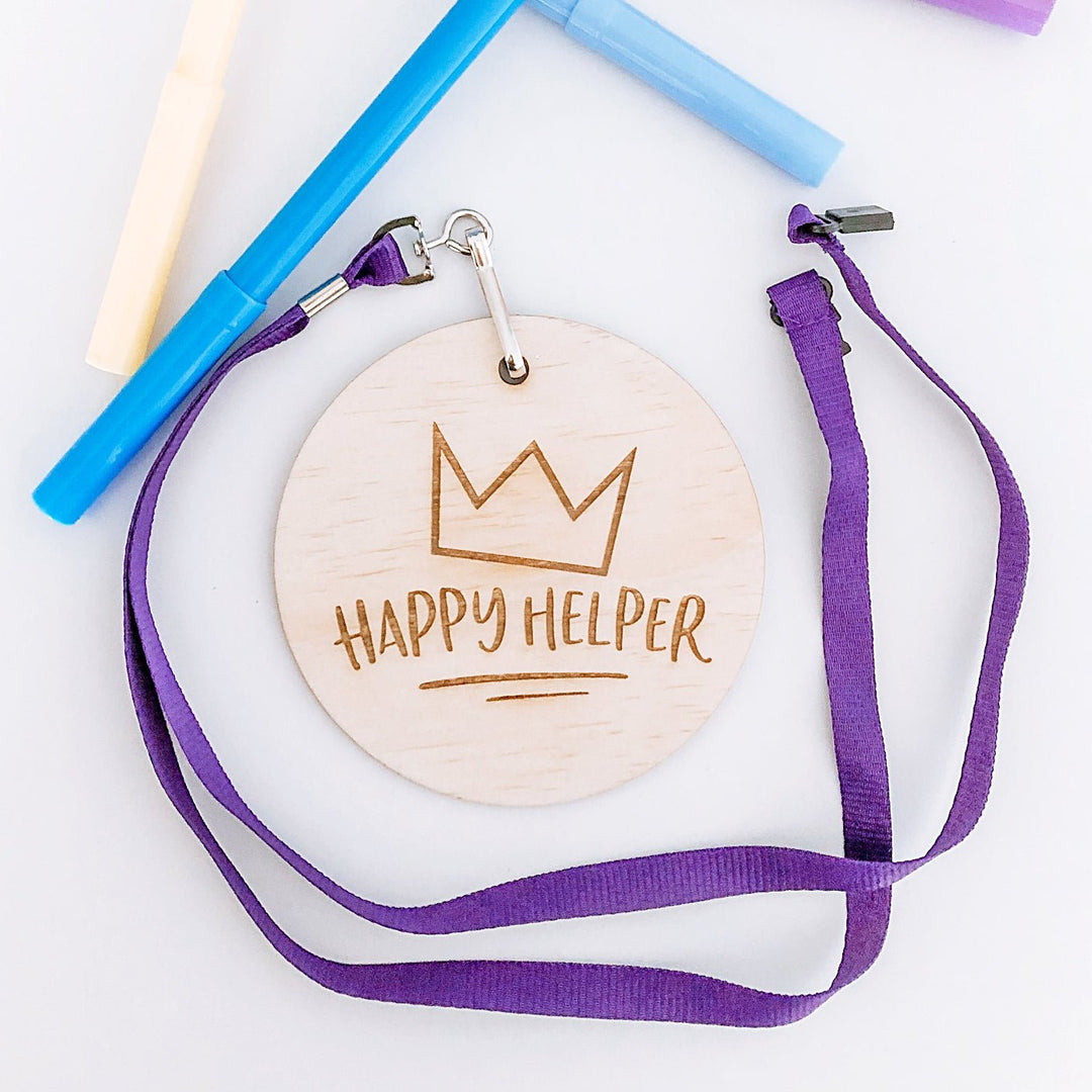 Happy Helper Lanyard - Shartruese