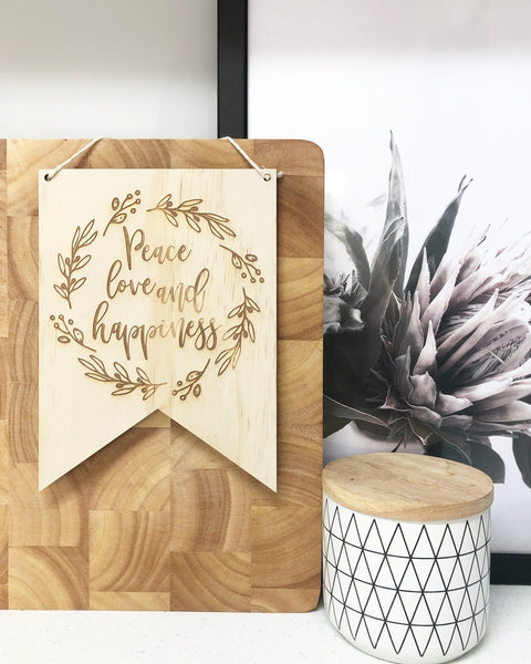 Home & Peace Flags - Shartruese