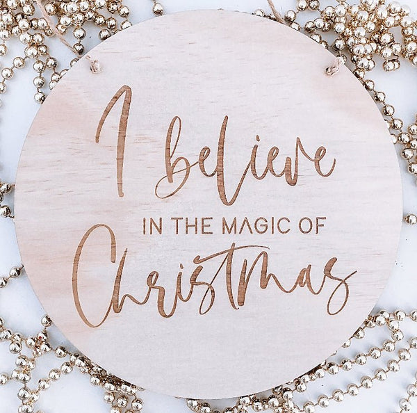 I believe in the magic of Christmas Series - Shartruese