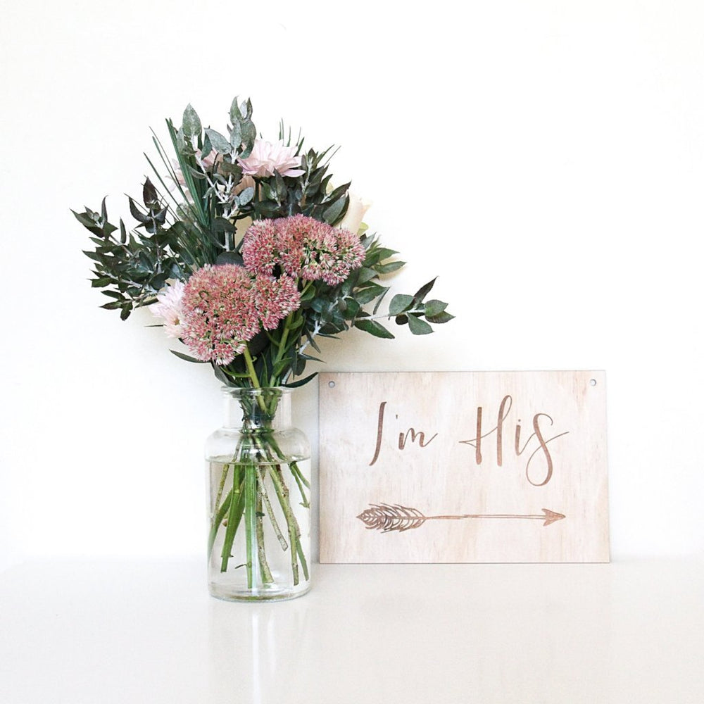 I'm His / I'm Hers Wedding Signs - Shartruese