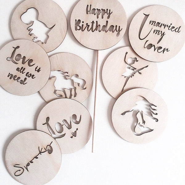 Image Cake Toppers - Shartruese