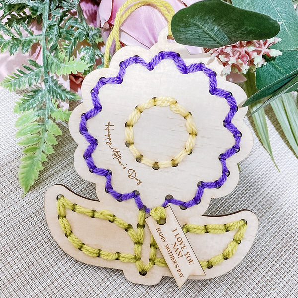 Kids DIY Embroidery Flower - Shartruese