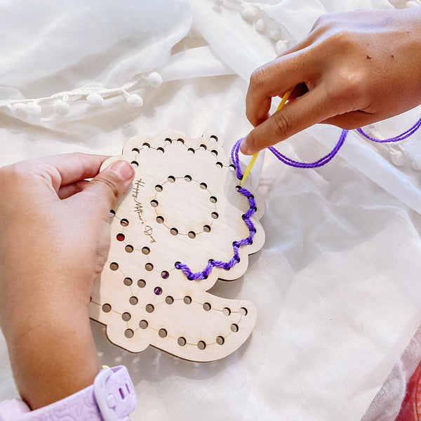 Kids DIY Embroidery Flower - Shartruese