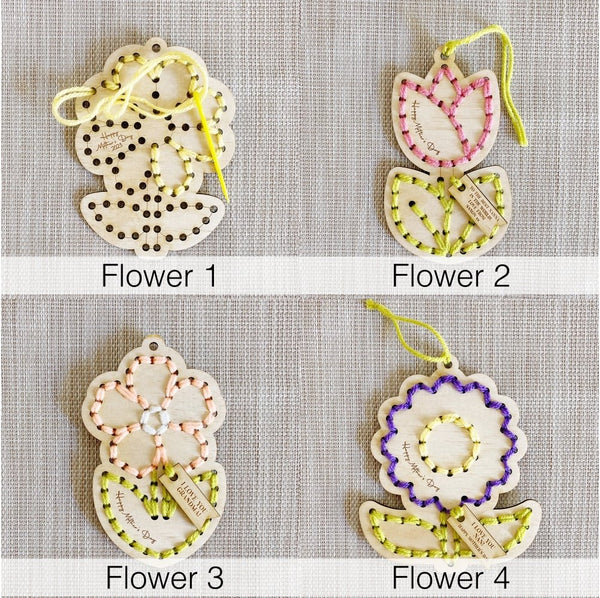 Kids DIY Embroidery Flower - Shartruese