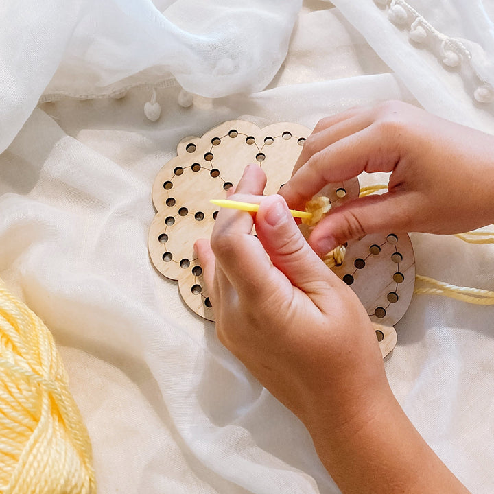 Kids DIY Embroidery Flower - Shartruese