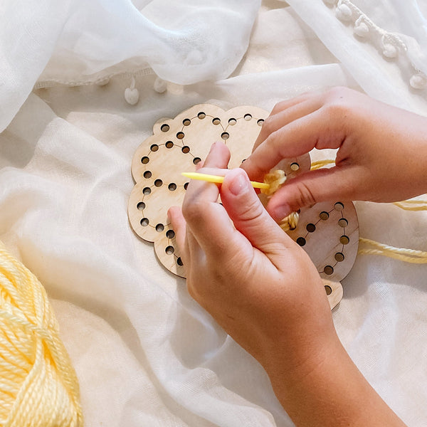 Kids DIY Embroidery Flower - Shartruese