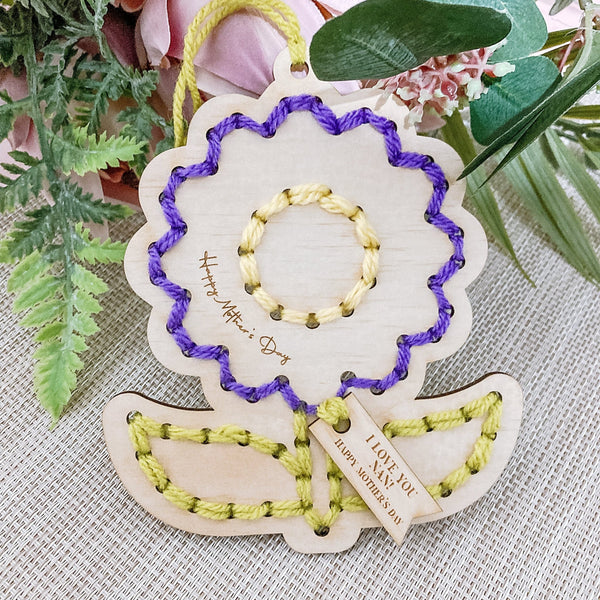 Kids DIY Embroidery Flower - Shartruese