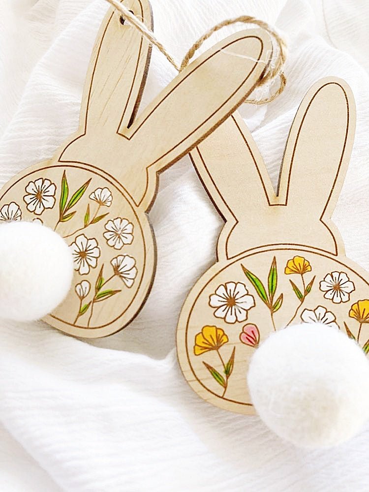 LIMITED EDITION Bunny Tags - ShartrueseEaster Keepsake