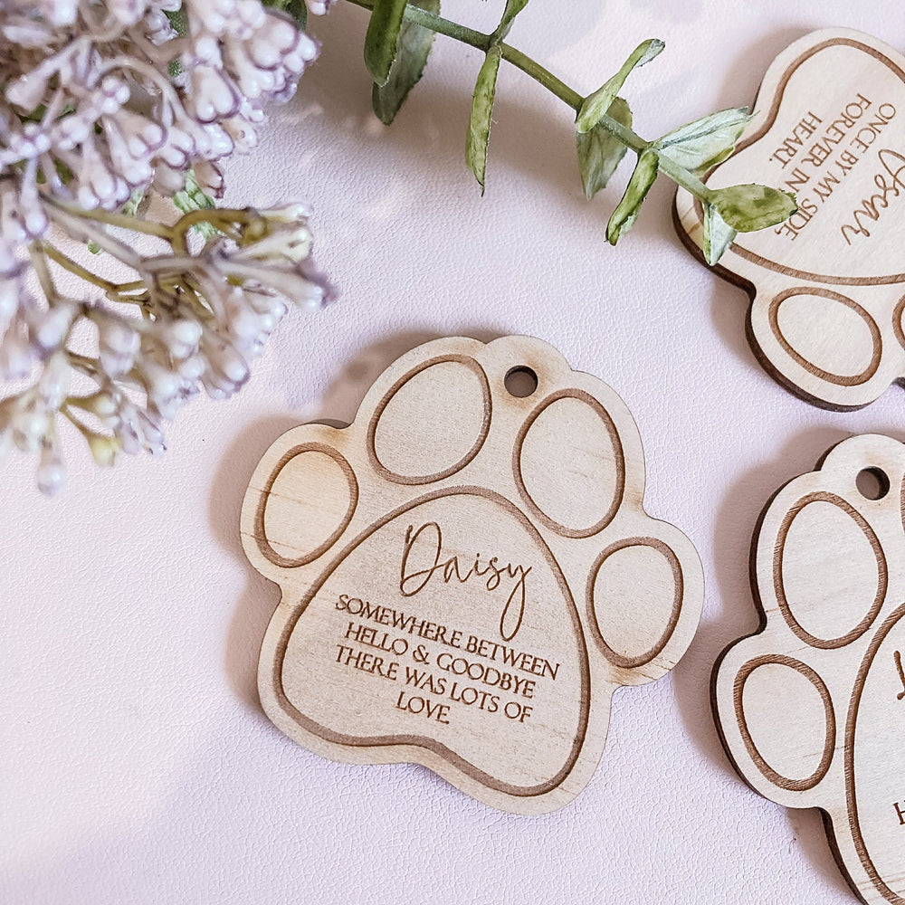 Loss of a Pet Keychain - ShartrueseKey Chain