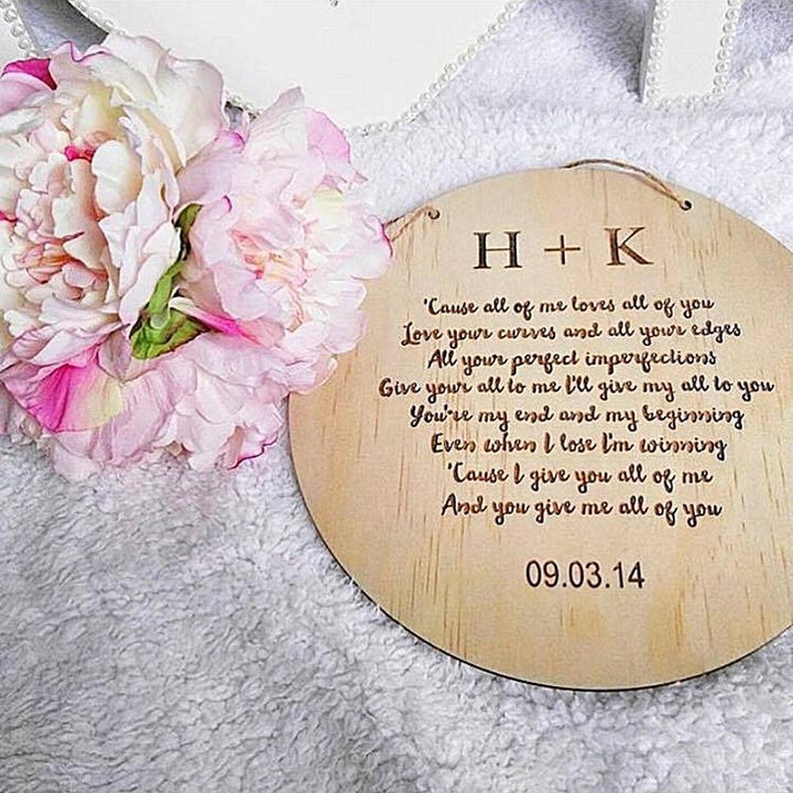 Lyrics Wall Plaque - Shartruese