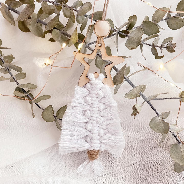 Macrame Christmas Tree Bauble - ShartrueseChristmas Ornament