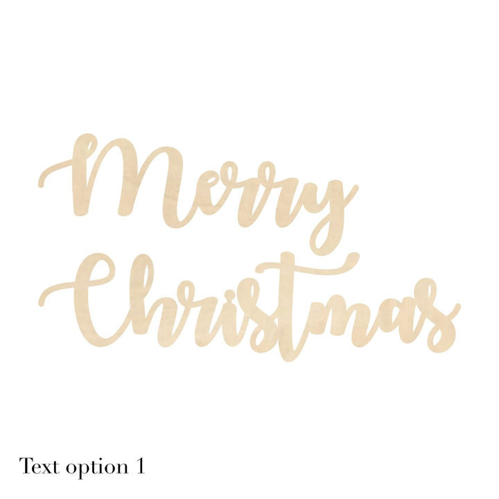 Merry Christmas Signage - Shartruese