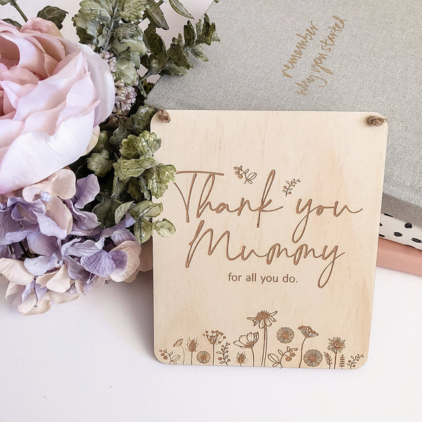 Mini Mother's Day Plaque - Shartruese